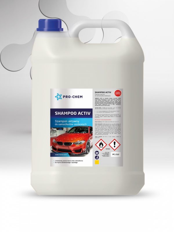 Активний автомобільний шампунь SHAMPOO ACTIV - PRO-CHEM - Побутова, промислова та авто хімія - 6